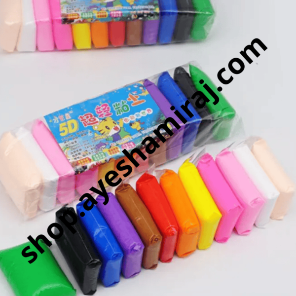 12 Colors Soft Super Light Clay